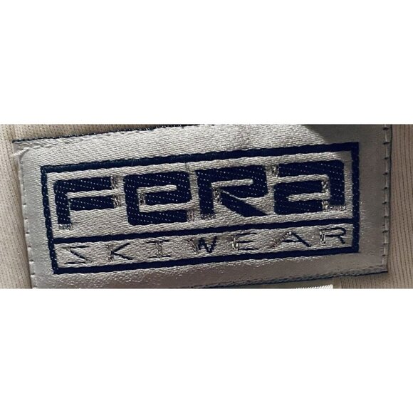 Vintage Fera Skiwear Pants Womens 10 Gold Stirrup Stretch Alpine Outdoors 90s - Picture 5 of 8